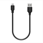 WK WDC-105A  FULL SPEED PRO DATA CABLE FOR TYPE.C   2.4A  (25CM) - Black